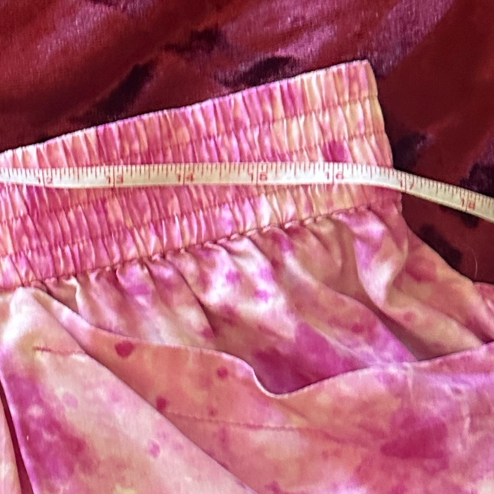 Juicy couture pink silk shirt Tye dye size large - Picture 2 of 7